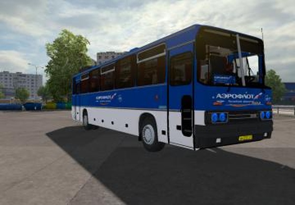 Скин Аэрофлот для Икаруса 250версия 1.0 для Euro Truck Simulator 2 (v1.28.x, 1.30.x)