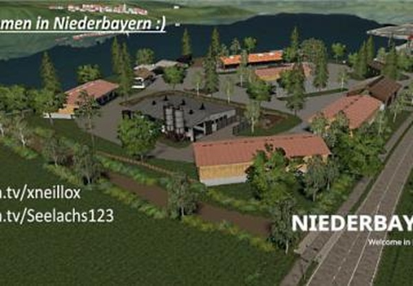 Карта «Niederbayern Map»версия 1.9 для Farming Simulator 2019 (v1.4х)