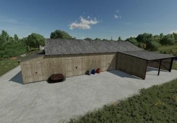 Old Wooden Barnверсия 1.1.0.0 для Farming Simulator 2022