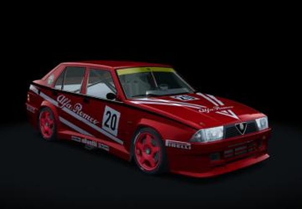 1987 Alfa Romeo 75 Turboверсия 1.2 для Assetto Corsa