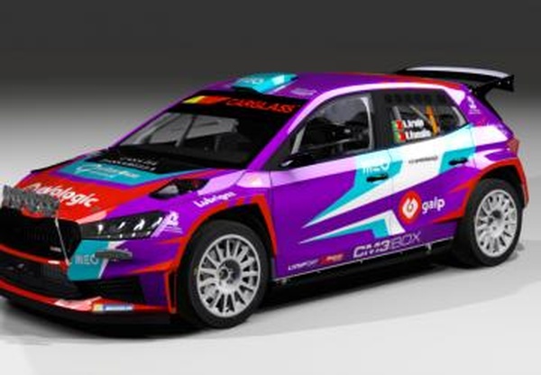 Skoda Fabia RS Rally2версия 0.8 LF/R-GT Mods & Koldo83 /DJLM для Assetto Corsa