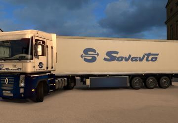 Комбо скин пак «Совтранcавто» для Renault Magnumv1.0 для Euro Truck Simulator 2 (v1.28.x, 1.30.x)