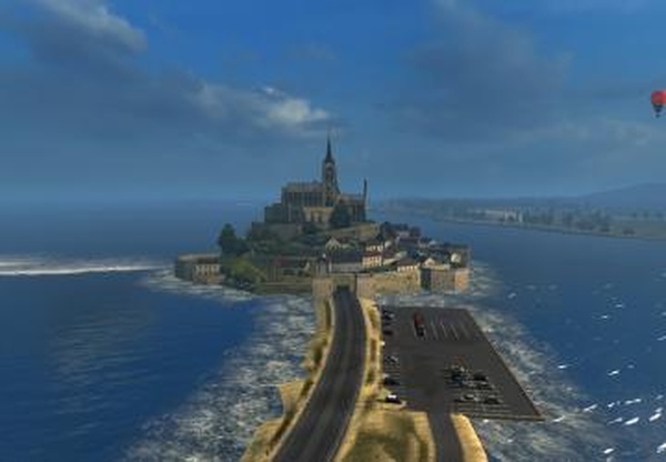 Hidden road to  Le Mont St Michelверсия 1.0 для Euro Truck Simulator 2 (v1.30.x)