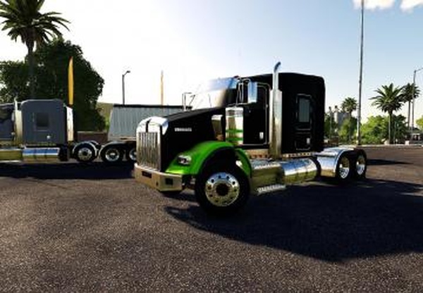 2015 Kenworth T800версия 31.07.19 для Farming Simulator 2019 (v1.4х)