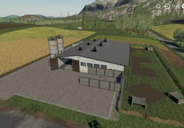 Placeable pigstyверсия 1.2.0.0 для Farming Simulator 2019 (v1.4х)