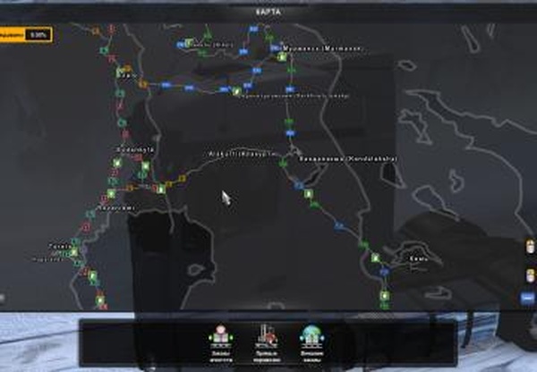 Дополнение к Rusmap и Promods «Алакуртти»v1.0 для Euro Truck Simulator 2 (v1.30.x)