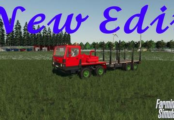 КрАЗ-7634HE 8x8 «Лесовоз»версия 1.0.0.0 для Farming Simulator 2019 (v1.4х)