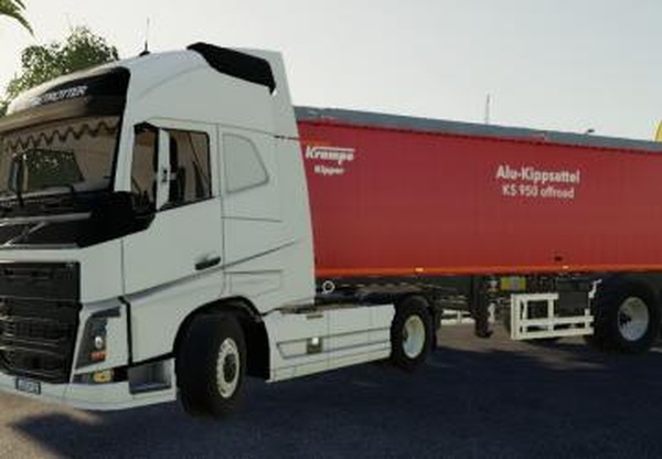 Volvo FH16 2018версия 1.0.0.0 для Farming Simulator 2019 (v1.4х)