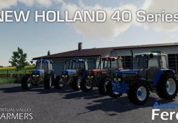 Ford New Holland 40 Seriesверсия 1.0.0.0 для Farming Simulator 2019 (v1.4х)