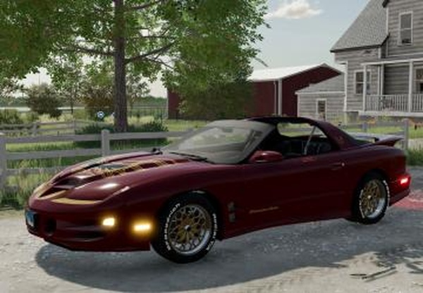 Pontiac Trans Am WS6 2002версия 1.0.0.0 для Farming Simulator 2022 (v1.6x)