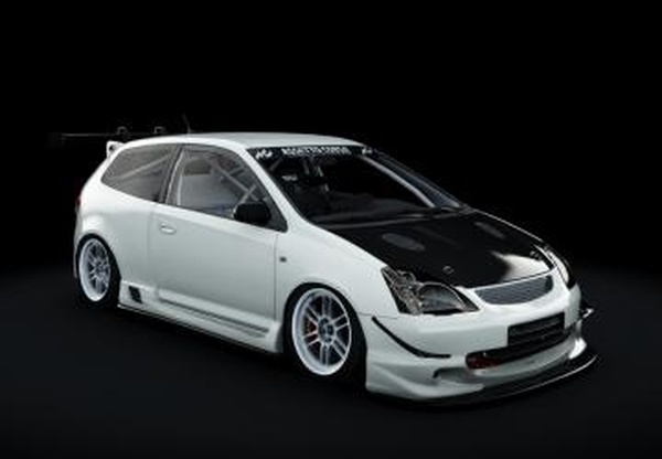 Honda Civic Type R EP3 2001 Turboверсия 1.0.1 для Assetto Corsa