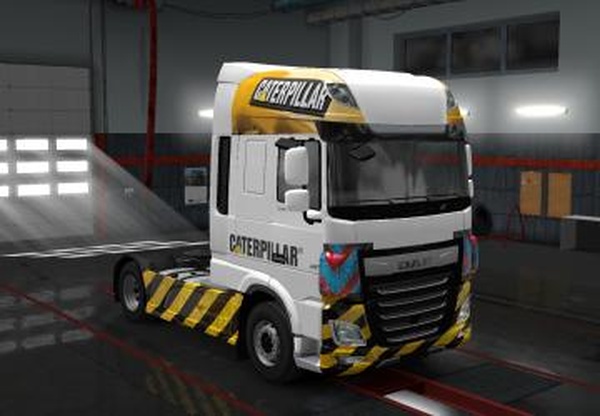 Камбо Скин Пак Caterpillarверсия 1.3 для Euro Truck Simulator 2 (v1.30.x)