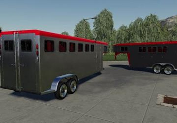 Horse trailersверсия 1.0.0.0 для Farming Simulator 2019 (v1.4х)