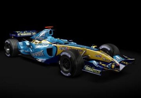 VRC 2005 Renault R25версия 1.1 для Assetto Corsa