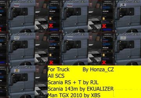 Window Flagsверсия 1.0 для Euro Truck Simulator 2 (v1.27.x, - 1.30.x)