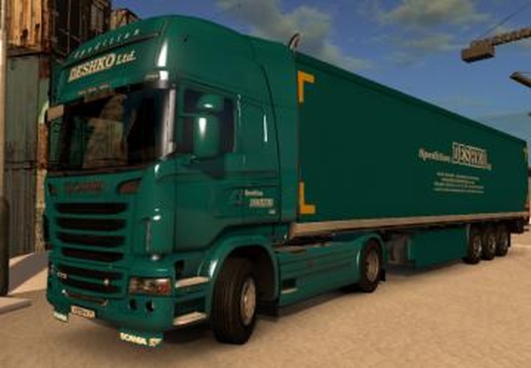 Комбо скин пак «Deshko» для Scania R 2012v1.0 для Euro Truck Simulator 2 (v1.28.x, 1.30.x)