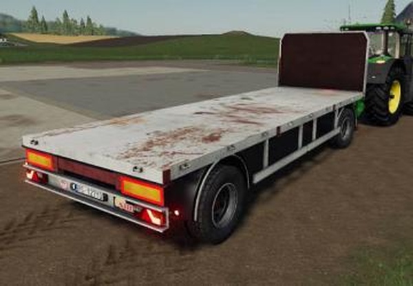 Homemade bale trailer SUN 2005версия 1.0.0.0 для Farming Simulator 2019 (v1.4х)