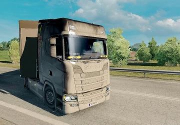 Грязная Scania Sверсия 1.0 для Euro Truck Simulator 2 (v1.30.x)