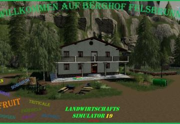 Felsbrunn Edit by MCверсия 1.3 для Farming Simulator 2019 (v1.4х)