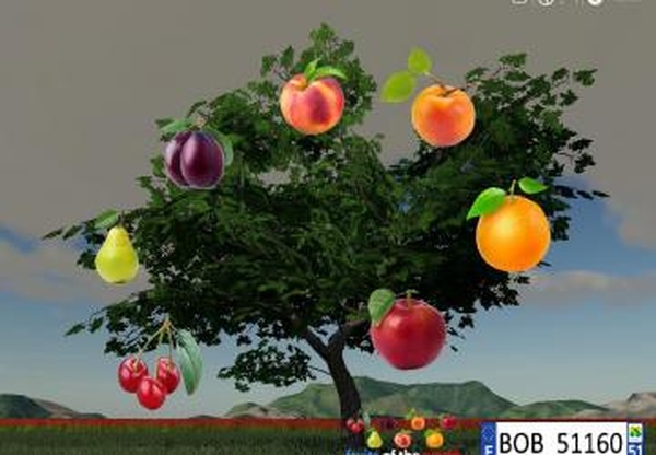 Fruits Trees By BOB51160версия 1.0.0.0 для Farming Simulator 2019 (v1.4х)
