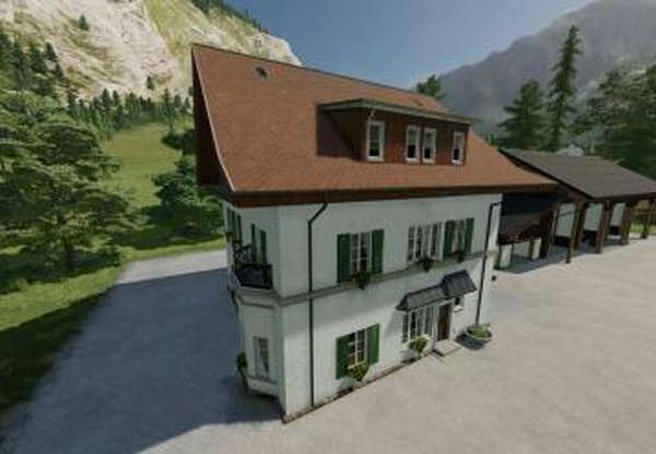 Alpine House (Prefab*)версия 1.0.0.0 для Farming Simulator 2022
