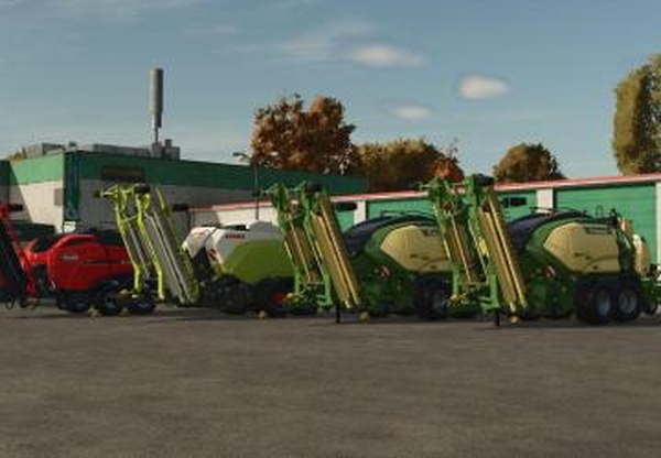 Pack Of Balers With Windrowerверсия 1.0.0.0 для Farming Simulator 2025