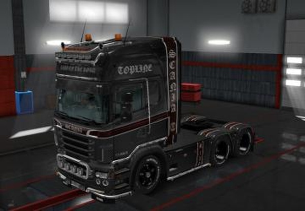 Combo Skin Pack carbon для Scania RS by RJLv5.7 для Euro Truck Simulator 2 (v1.30.x)