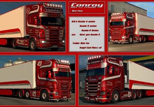 Skin Pack «Conroy Livestock»версия 1.0 для Euro Truck Simulator 2 (v1.30.x)