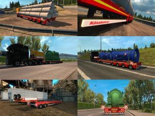 Trailer Kassbohrerверсия 1.2 для Euro Truck Simulator 2 (v1.28.x, 1.30.x)