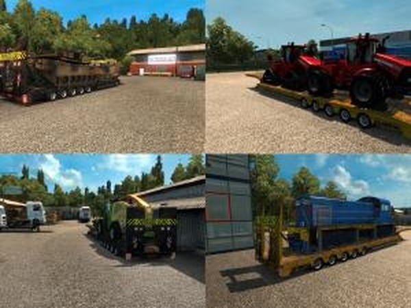 Trailer Oversize Loadверсия 1.2 для Euro Truck Simulator 2 (v1.28.x, 1.30.x)
