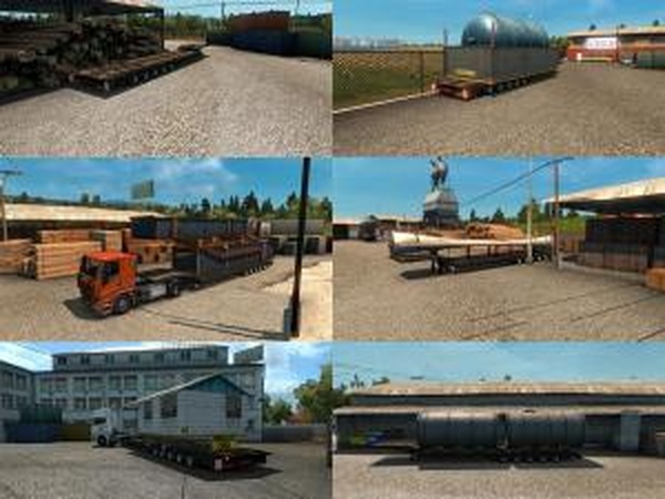 Trailer Oversize Load #2версия 1.2 для Euro Truck Simulator 2 (v1.28.x, 1.30.x)