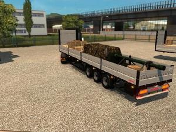 Trailer Kogel Flatbedверсия 1.2 для Euro Truck Simulator 2 (v1.28.x, - 1.31.x)
