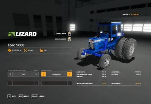 Ford 9600 Cabbedверсия Beta для Farming Simulator 2019 (v1.4х)