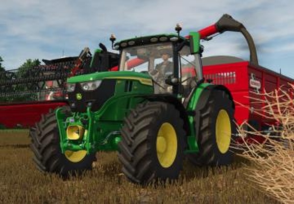 John Deere 6R Medium UK Specверсия 1.0.0.0 для Farming Simulator 2025