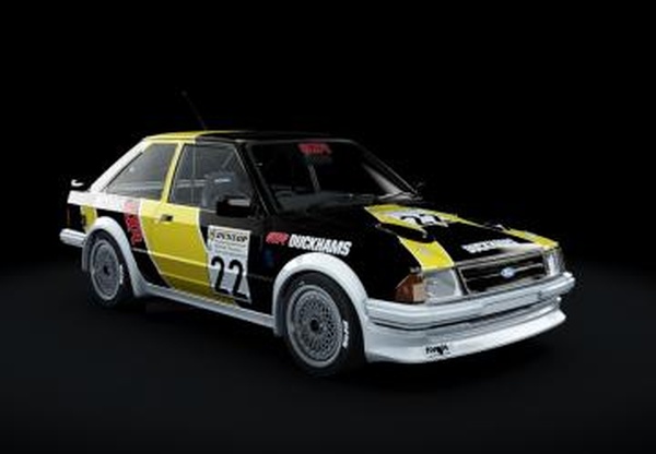 BTCC 1986 Ford Escort RS Turboверсия 1.2 для Assetto Corsa