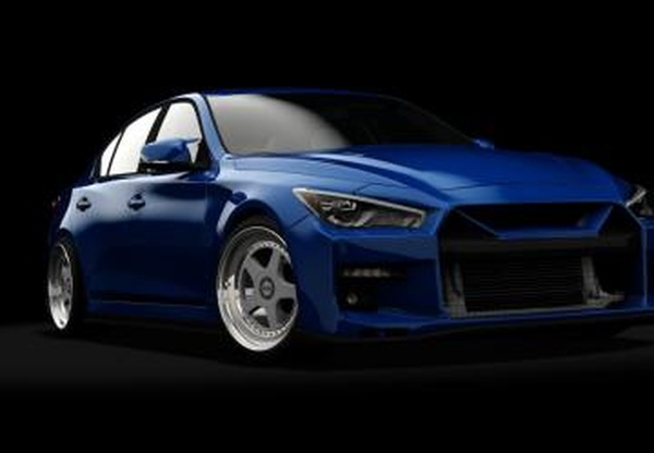 Infiniti Q50 LBверсия 1.1 для Assetto Corsa