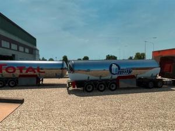 Trailer Cistern Chromeверсия 1.2 для Euro Truck Simulator 2 (v1.28.x, 1.30.x)
