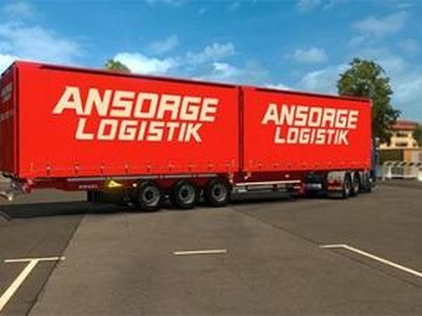 Trailer Kogel Long Plexверсия 1.2 для Euro Truck Simulator 2 (v1.28.x, - 1.31.x)