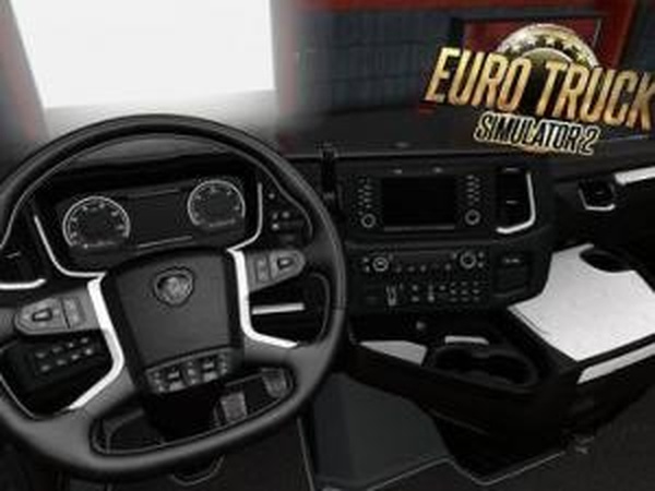 Scania S next generation white leather interiorv1.0 для Euro Truck Simulator 2 (v1.30.x)