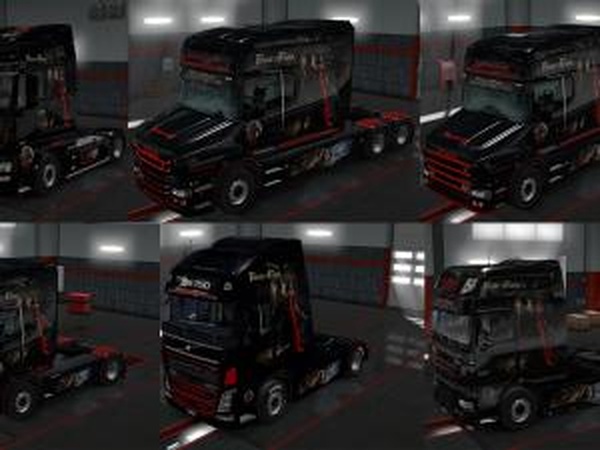 Prince of Persia Combo Skin Packверсия 5.6 для Euro Truck Simulator 2 (v1.30.x)