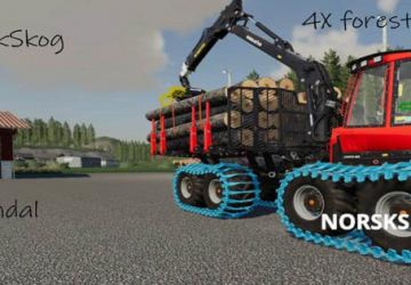 Карта «NorskSkog – Forestry Map»версия 1.0.0.0 для Farming Simulator 2019 (v1.4х)