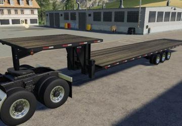 C&J Tilt Deck Trailerверсия 1.0.0.0 для Farming Simulator 2019 (v1.4)