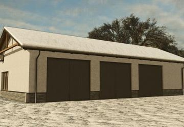 Modern Barn With Workshopверсия 1.0.0.0 для Farming Simulator 2025