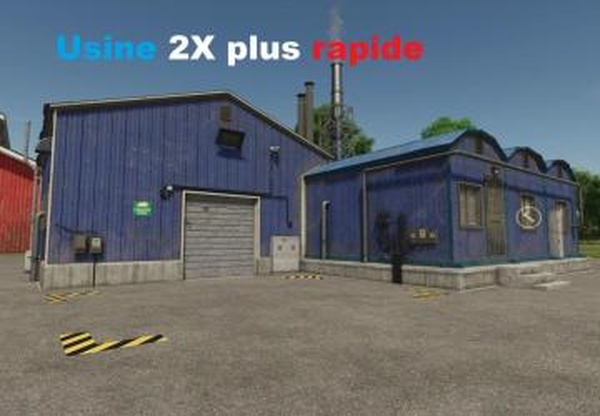 Factories 2x fasterверсия 1.0.0.0 для Farming Simulator 2025