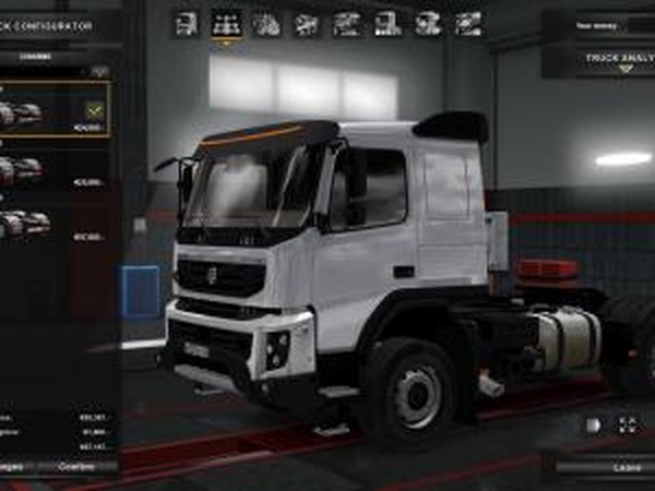 Volvo FMX 540версия 01.02.18 для Euro Truck Simulator 2 (v1.28.x, 1.30.x)
