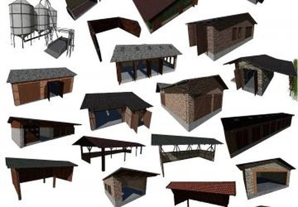 GEBAUDE PACKверсия 1.1.3 для Farming Simulator 2019 (v1.4.x)