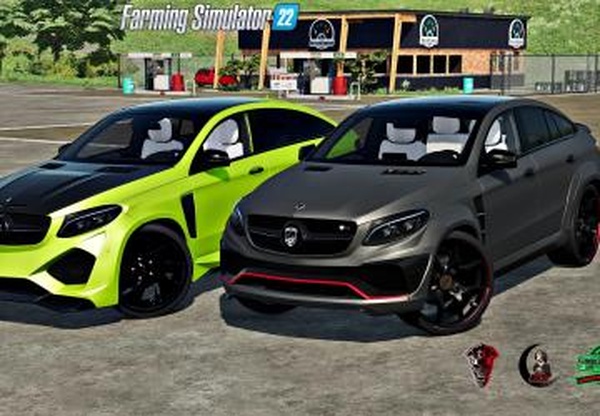 Mercedes-Benz GLE Coupe 2018версия 1.0.0.0 для Farming Simulator 2022 (v1.5x)