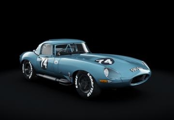 Jaguar E-Type Lightweight V8версия 1.1 для Assetto Corsa