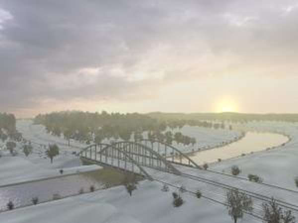 Зимний аддон для Realistic Graphics Modверсия 1.1.1 для Euro Truck Simulator 2 (v1.30.x, - 1.34.x)