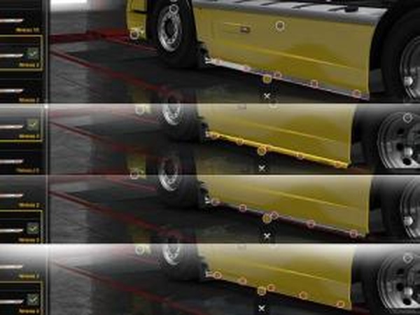 SidesBar Kelsa Daf XF 105версия 1.0 для Euro Truck Simulator 2 (v1.27.x, - 1.33.x)